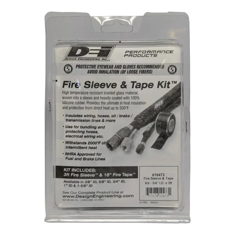 DEI DEI10473 Fire Sleeve And Tape Kit 3/4in I.D. X 3ft №6