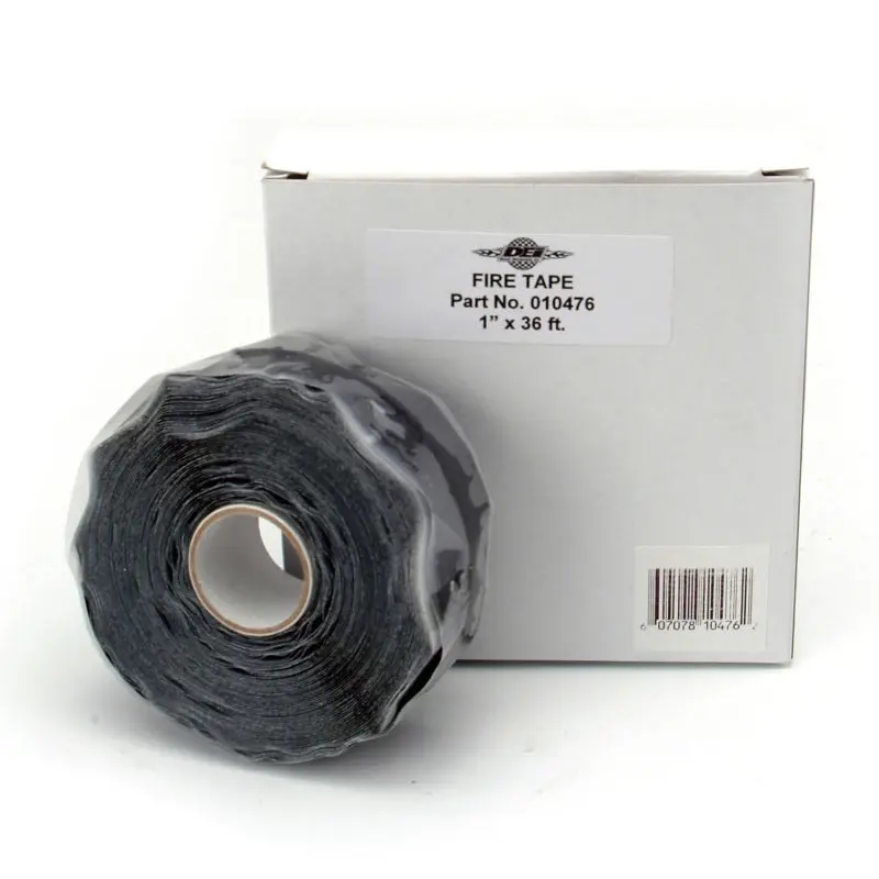 DEI DEI10476 Fire Tape 1in X 36ft Roll - Self Vulcanizing Tape - Black №6