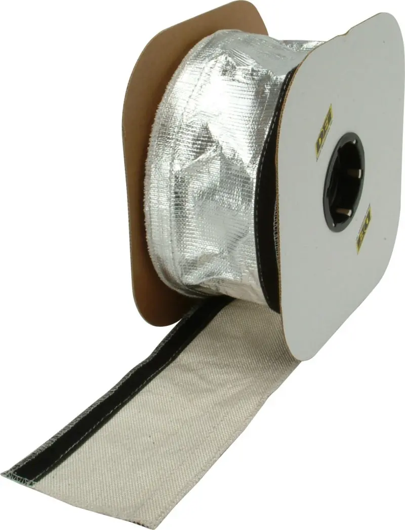 DEI DEI93487 Heat Shroud 2-1/2in X 50ft Spool - Aluminized Sleeving-Hook And Loop Edge №2