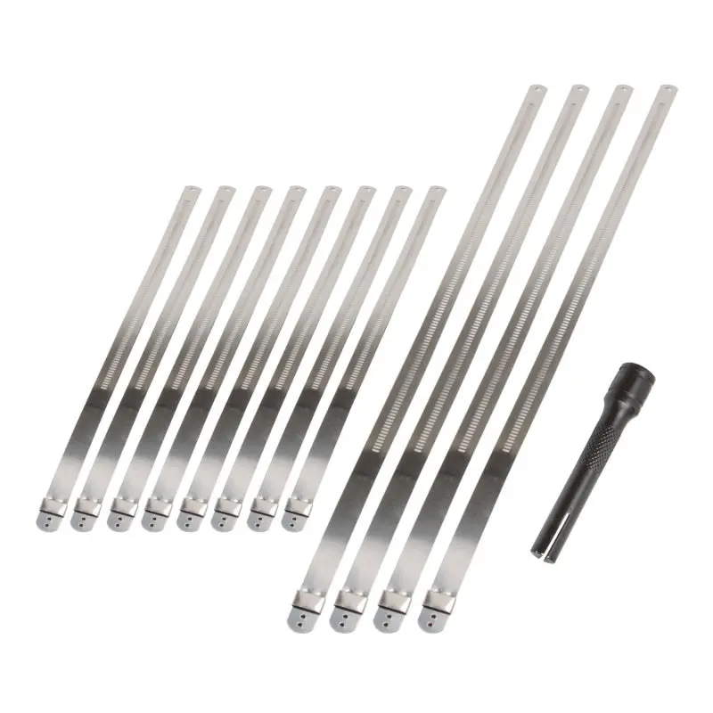 DEI DEI10219 Stainless Steel Positive Locking Tie & Tool Kit - 8in (8 Pack) & 14in (4 Pack) №1