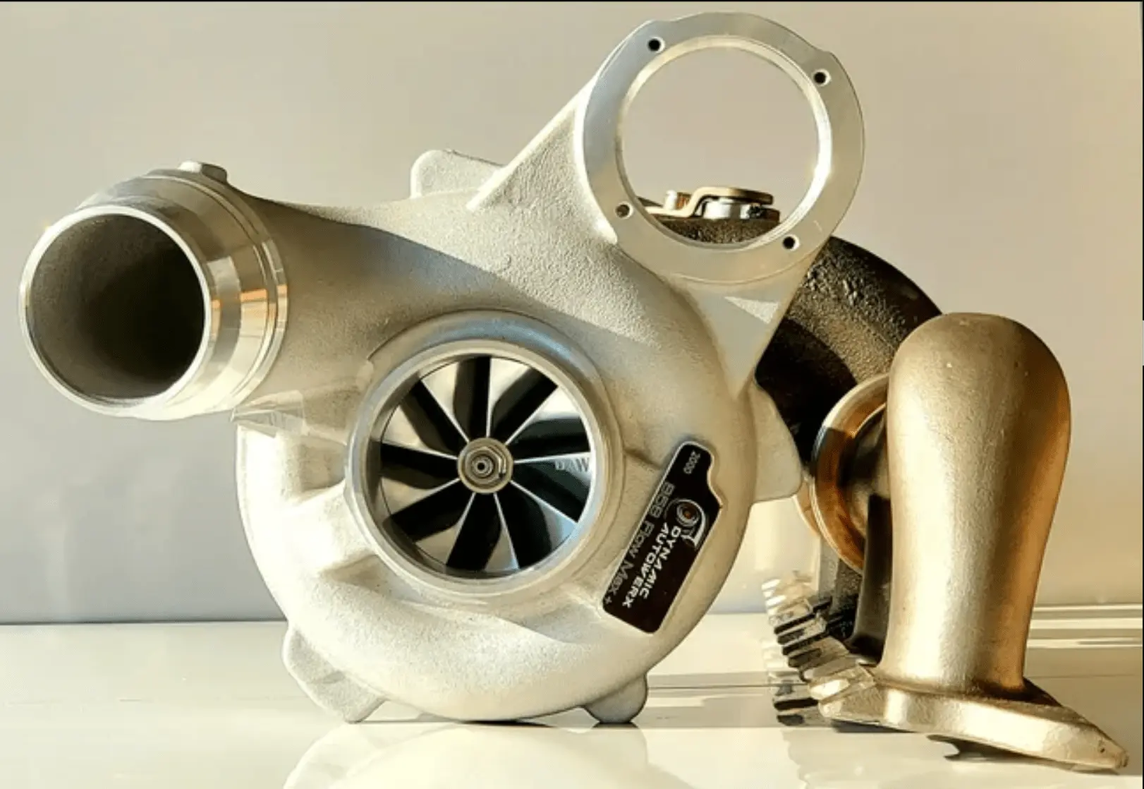 Dynamic Autowerx V2.5+ GEN 1 B58 FLOW MAX TURBOCHARGER - No / Billet Aluminum Lower Inlet Pipe F Series / No №1