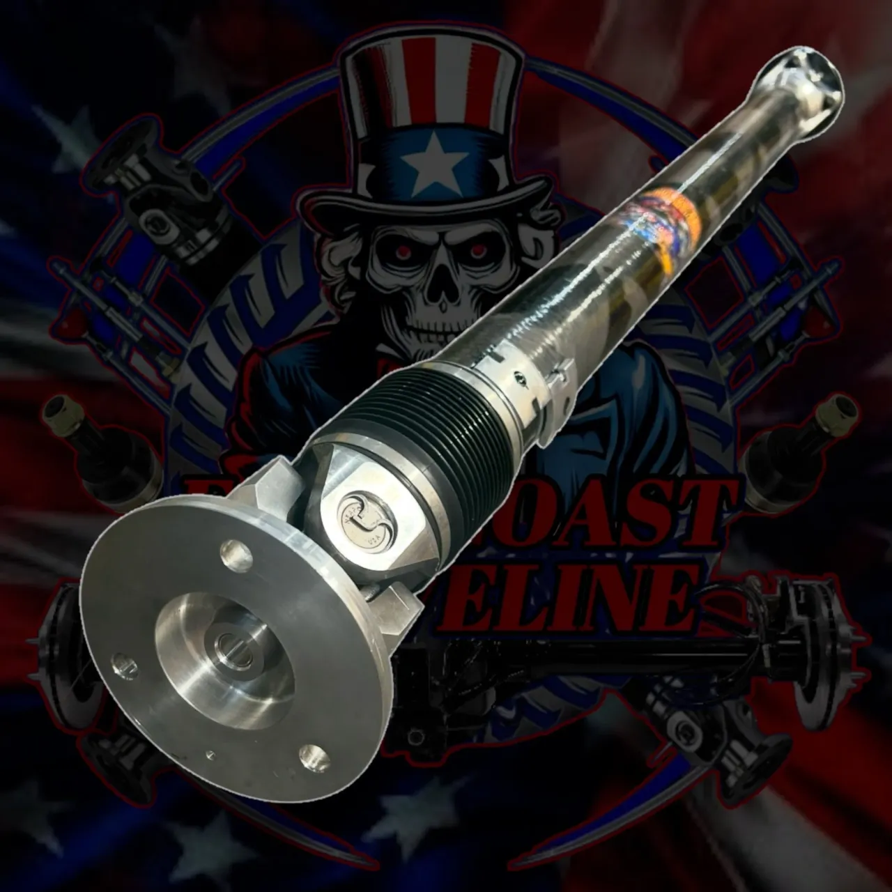 East Coast Driveline 2019-2021 BMW F97 X3/ F98 X4 M, M Competition S58 3.0L HD 1 Piece Carbon Fiber 3”x.155”wall (3.31”OD)