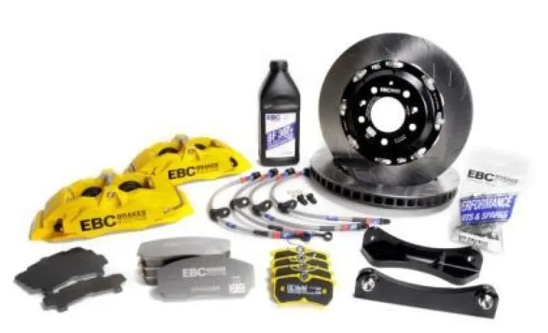 EBC Racing 12-19 BMW 3-Series (F30/F31/F34) Yellow Apollo-4 Calipers 330mm Rotors Front BBK №1