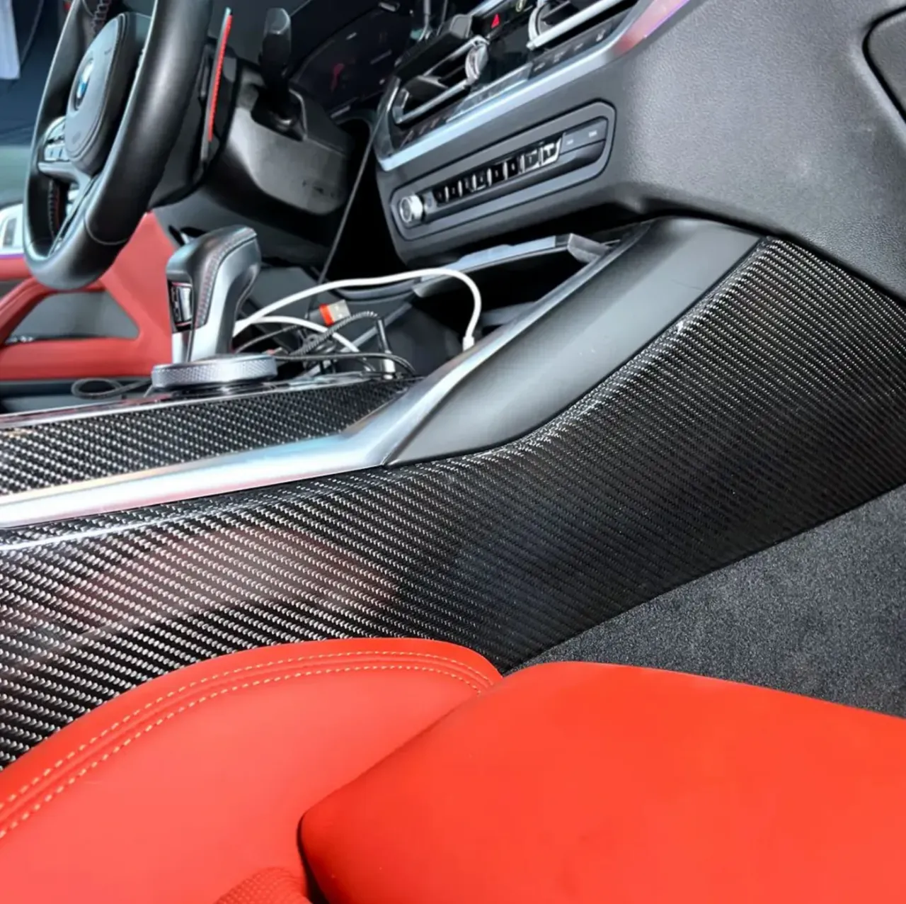 Eterna Motorworks Комплект оздоблення центральної консолі з вуглецевого волокна – BMW G80 M3 / G82 M4 №2