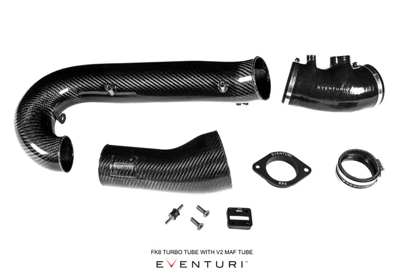 Eventuri EVE-FK8-CF-CHG Carbon Fibre Turbo Tube - Honda Civic Type R FK8 №2