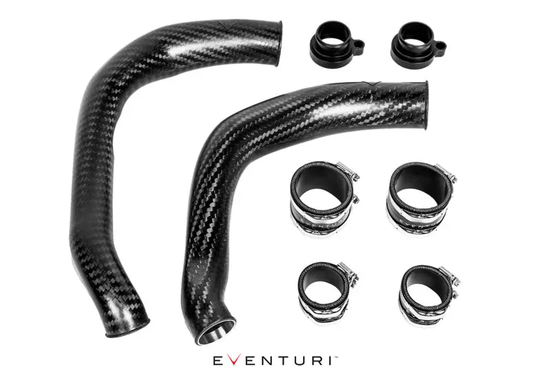 Eventuri EVE-S55-CF-CHG Carbon Fibre Charge Pipe Set - BMW F80 M3 | F82 | F83 M4 Coupe | Convertible | F87 M2 Competition (S55)