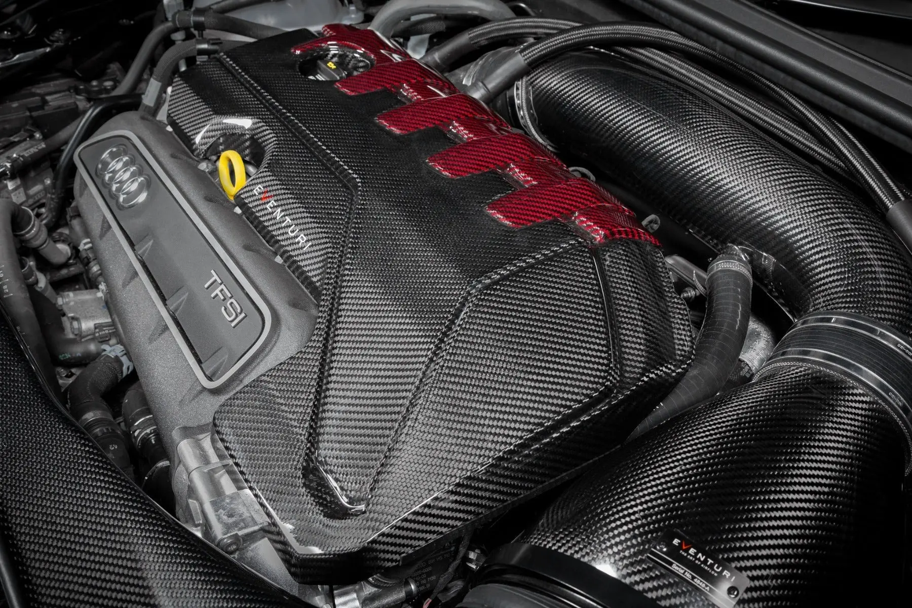 Eventuri EVE-ST38V8S-CF-ENG Carbon Fibre Engine Cover - Audi RS3 8V | 8Y | TT-RS 8S | RSQ3 №7