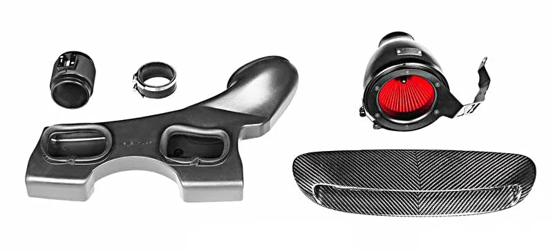 EVENTURI EVE-F56-LCI-PL-INT Система холодного впуску для MINI COOPER S/JCW Facelift (пластиковий впуск з карбоновим повітрозабірником)