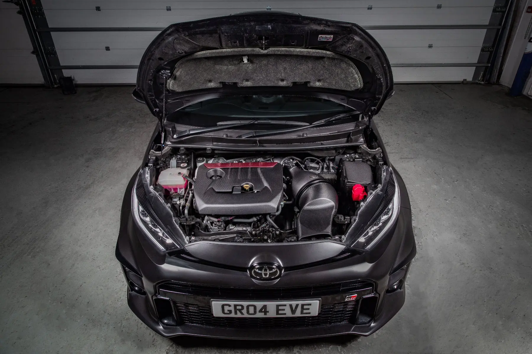 Eventuri EVE-GR4-CFM-ENG Matte Carbon Fibre Engine Cover - Toyota GR Yaris | GR Corolla №5