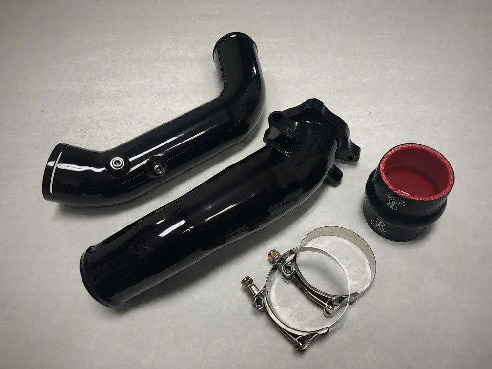 Evolution Racewerks B46/B48 Charge Pipe Kit - Brushed / Add 1/8&quot; NPT Vacuum Fitting