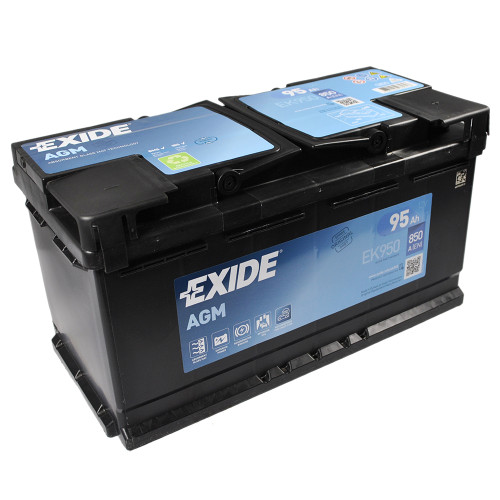 Exide EK950 Автомобильный аккумулятор Start-Stop AGM 95Аh 850A R+