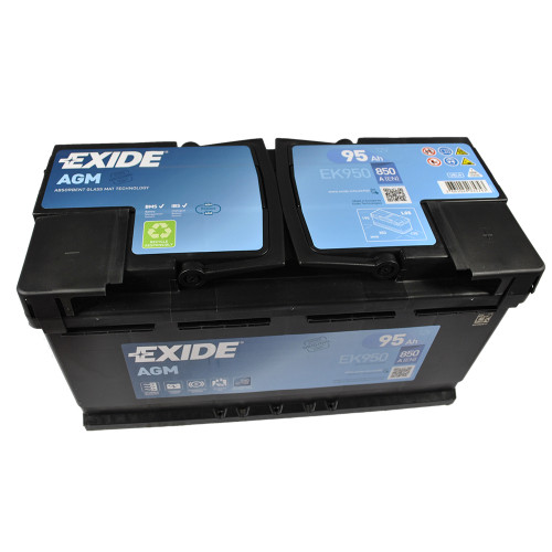 Exide EK950 Автомобільний акумулятор Start-Stop AGM 95Аh 850A R+ №3