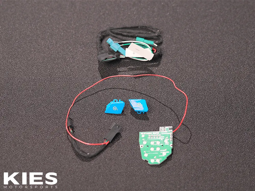 F Series Steering Wheel M Button Retrofit Kit - Blue №3