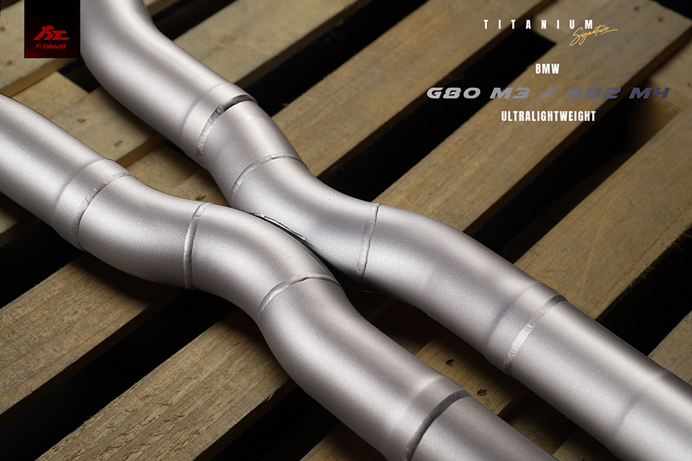 FI Exhaust BN-G82MFTI-CBE + TIP70114S*4 + CAP-01S*2 + CAB-BTB*2 Вихлопна система Titanium для BMW M3 G80 / M4 G82 №5