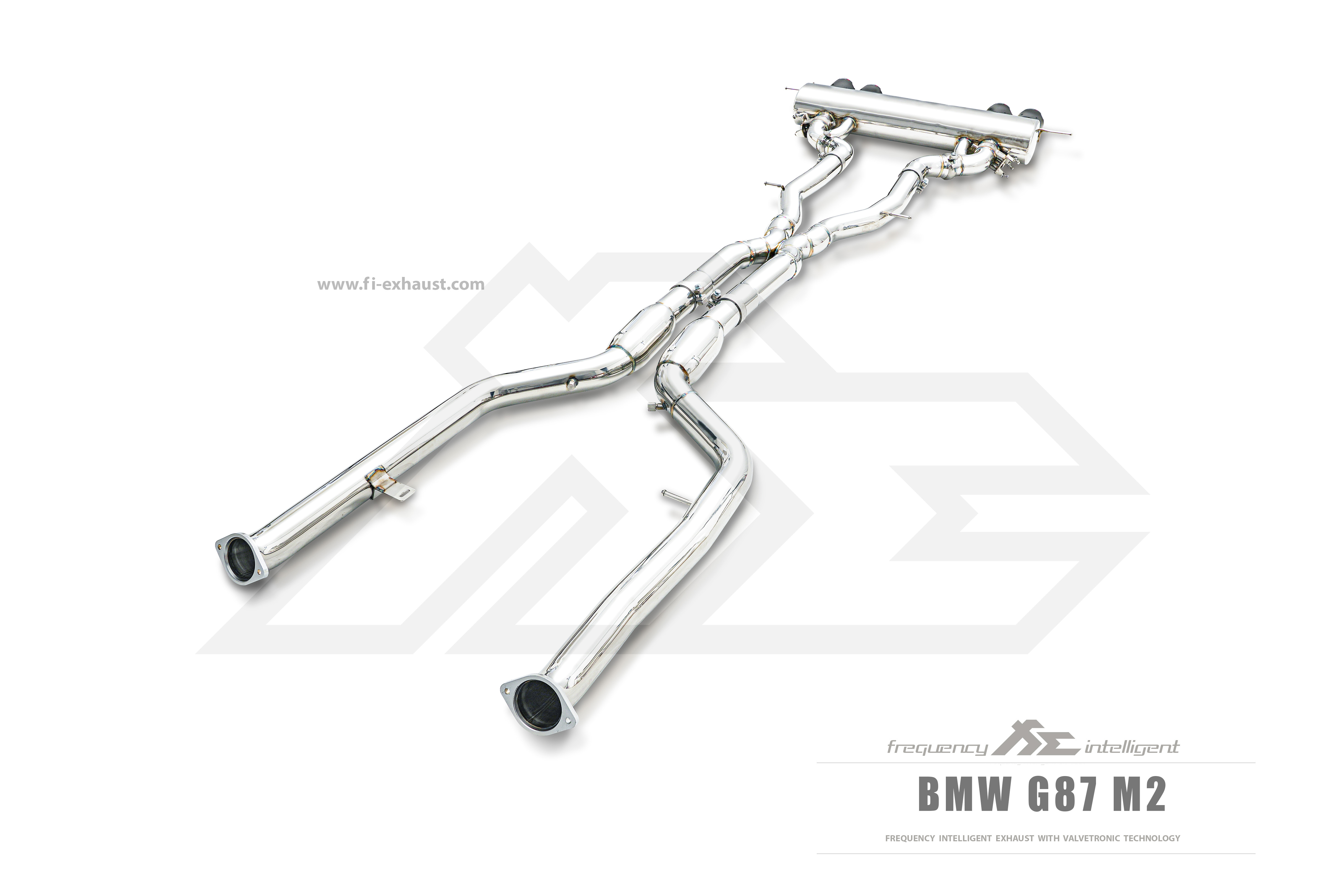 FI Exhaust BN-G87MF-CBE + TIP70114S*4 + CAP-01S*2 + CAB-BTB*2 Вихлопна система для BMW G87 M2 2022+ №2