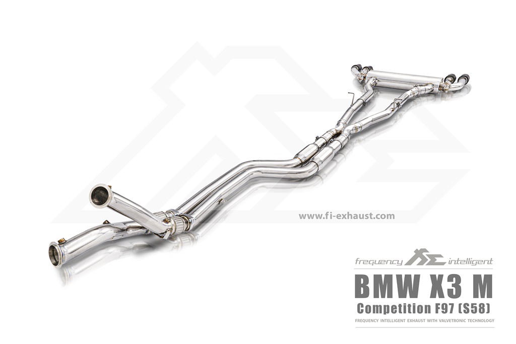 FI Exhaust BN-X98M-CBE+TIP63101S*4 Выхлопная система для BMW F97 X3M / F98 X4M Competition 3.0TT S58 2019+ №2