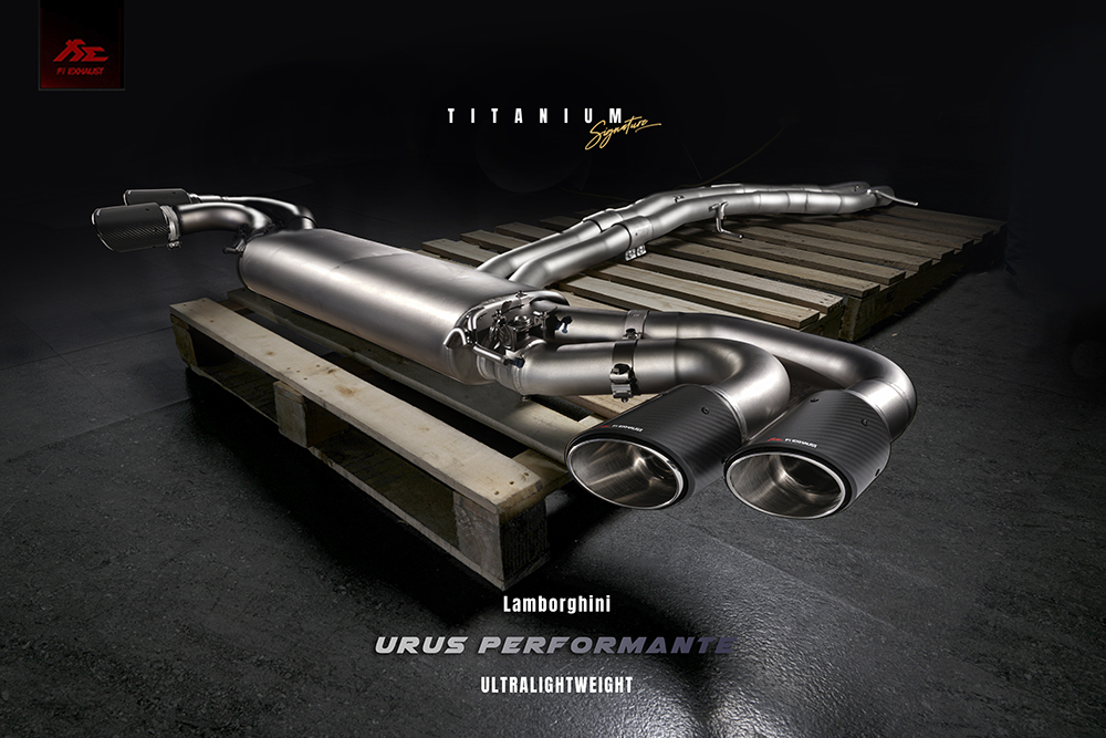 FI Exhaust LM-URUSTi-CBE + TIP-URUS-S Вихлопна система Titanium для Lamborghini Urus 2022+