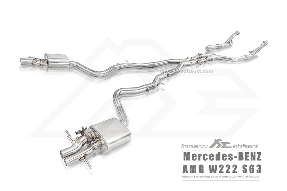 FI Exhaust MB-222A-CBE Вихлопна система для Mercedes-BENZ W222 AMG S63 5.5TT M157 Engine 2013+