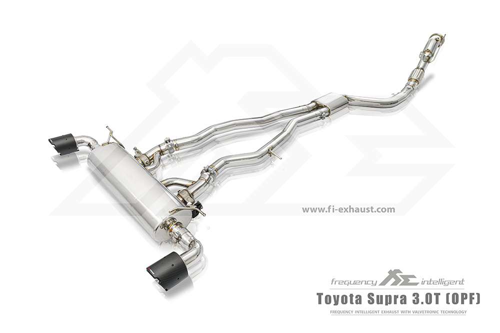 FI Exhaust TO-SPRB58-CBE + TIP-SPR-SS + CAB-BT2B Выхлопная система для Toyota Supra 3.0T MK5 (A90) №1