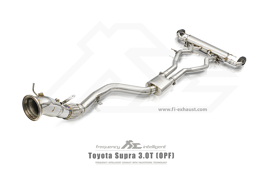 FI Exhaust TO-SPRB58-CBE + TIP-SPR-SS + CAB-BT2B Выхлопная система для Toyota Supra 3.0T MK5 (A90) №2