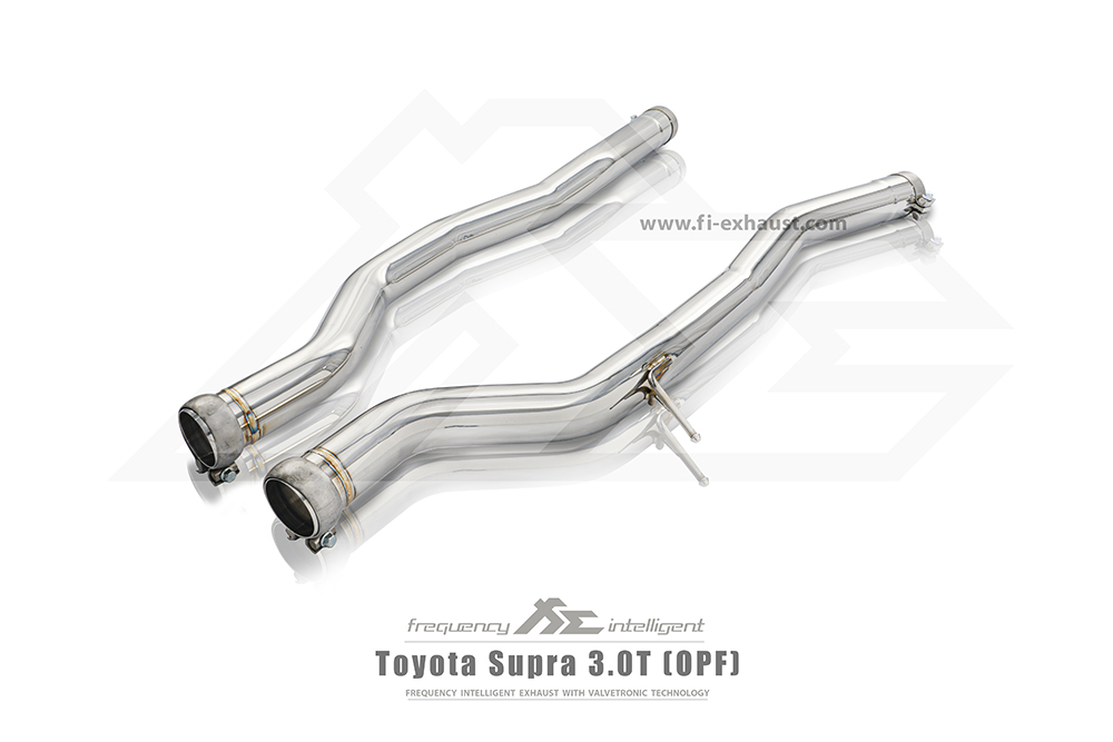 FI Exhaust TO-SPRB58-CBE + TIP-SPR-SS + CAB-BT2B Выхлопная система для Toyota Supra 3.0T MK5 (A90) №4