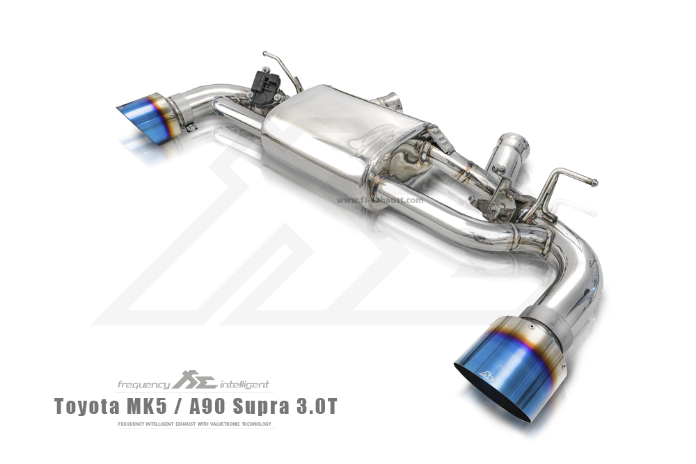 FI Exhaust TO-SPRU-CBE + TIP70114S*2 + CAB-BT2B + ACT-BN Вихлопна система Ultimate Power Version 89mm, Toyota Supra 3.0T MK5 (A90) №3