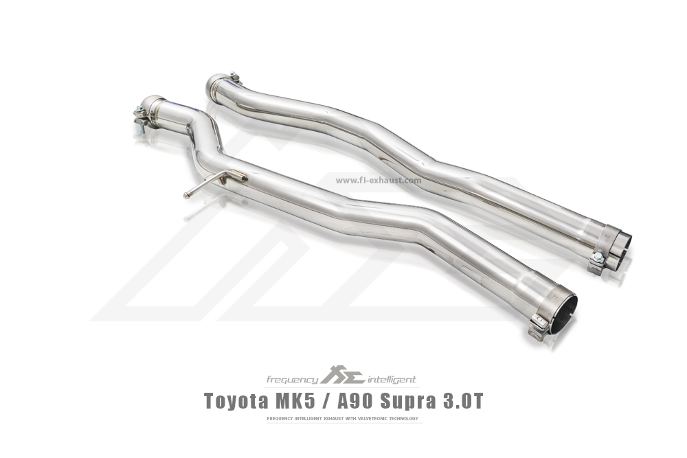 FI Exhaust TO-SPRU-CBE + TIP70114S*2 + CAB-BT2B + ACT-BN Выхлопная система Ultimate Power Version 89mm, Toyota Supra 3.0T MK5 (A90) №5