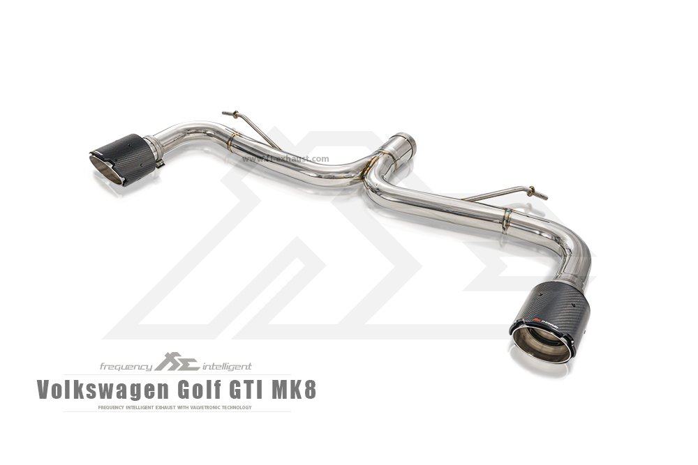 FI Exhaust VW-GTI8-CBE + TIP63114S*2 + ACT-BN + R2016OL + OBD-CAB-5BNE Выхлопная система для Volkswagen MK8 Golf GTI | 2021+ №4