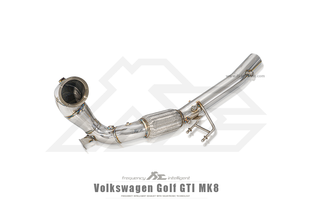 FI Exhaust VW-GTI8-CBE + TIP63114S*2 + ACT-BN + R2016OL + OBD-CAB-5BNE Выхлопная система для Volkswagen MK8 Golf GTI | 2021+ №5