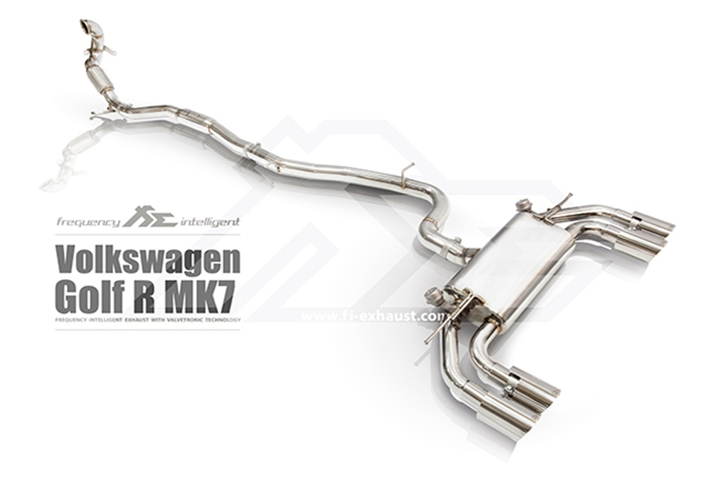 FI Exhaust VW-RMK75-CBE + TIP63101S*4 Вихлопна система для VW Golf R Mk7.5 l 2018+ №1