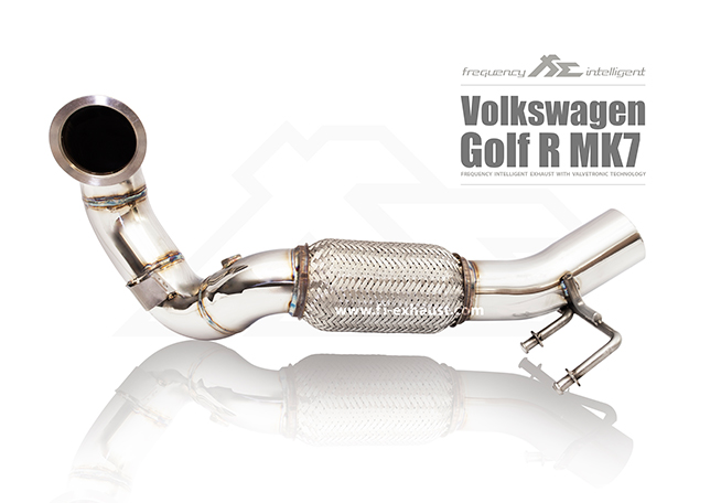 FI Exhaust VW-RMK75-CBE + TIP63101S*4 Вихлопна система для VW Golf R Mk7.5 l 2018+ №3