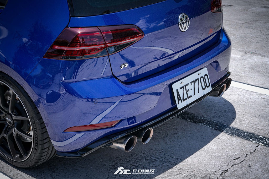 FI Exhaust VW-RMK75-CBE + TIP63101S*4 Вихлопна система для VW Golf R Mk7.5 l 2018+ №7