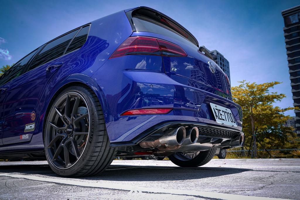 FI Exhaust VW-RMK75-CBE + TIP63101S*4 Вихлопна система для VW Golf R Mk7.5 l 2018+ №8