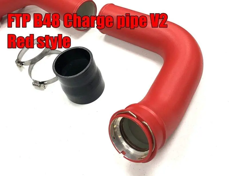 FTP BMW B48 B46 CHARGE PIPE RED (V2) №2