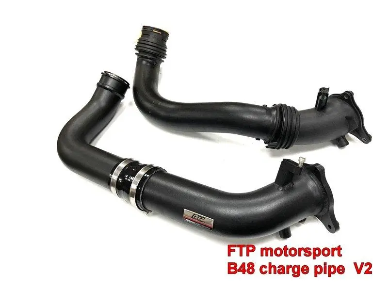 FTP BMW B48 B46 CHARGE PIPE RED (V2) №6