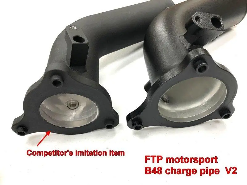 FTP BMW B48 B46 CHARGE PIPE RED (V2) №7