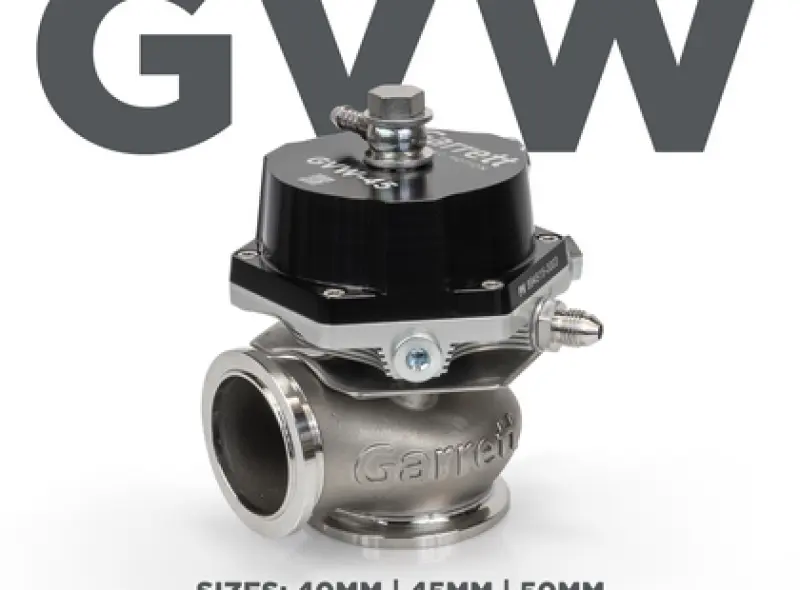 Garrett GRT908827-0003 GVW-40 40mm Wastegate Kit - Black №1