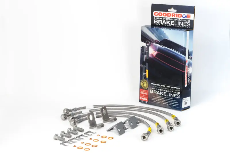 Goodridge GRI12291 06-13 Chevrolet Corvette Z06/ZR1/Grand Sport Stainless Steel Brake Lines Kit