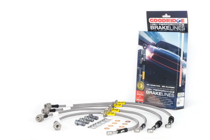 Goodridge GRI20040 17-18 Honda Civic Si (Si Model Only) SS Brake Line Kit №2