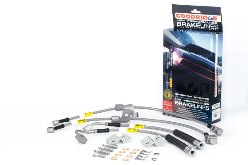 Goodridge GRI12366 2015 Ford Mustang All Models G-Stop Stainless Steel Brake Lines