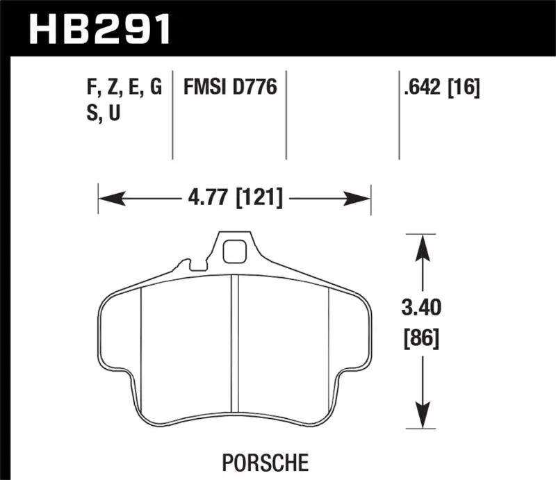 HAWK HAWKHB291F.642 HPS Street Brake Pads №1