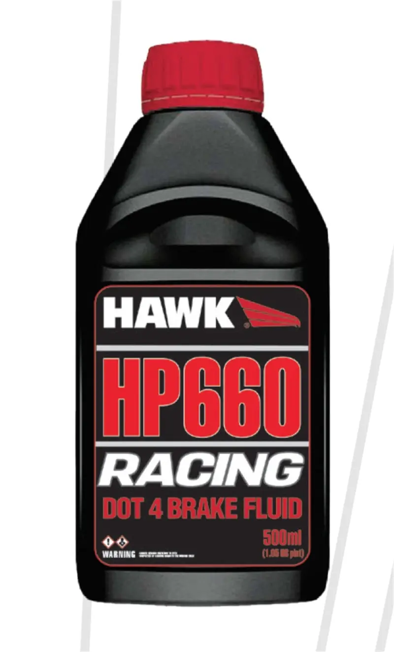 HAWK HAWKHP660 Performance Race DOT 4 Brake Fluid - 500ml Bottle