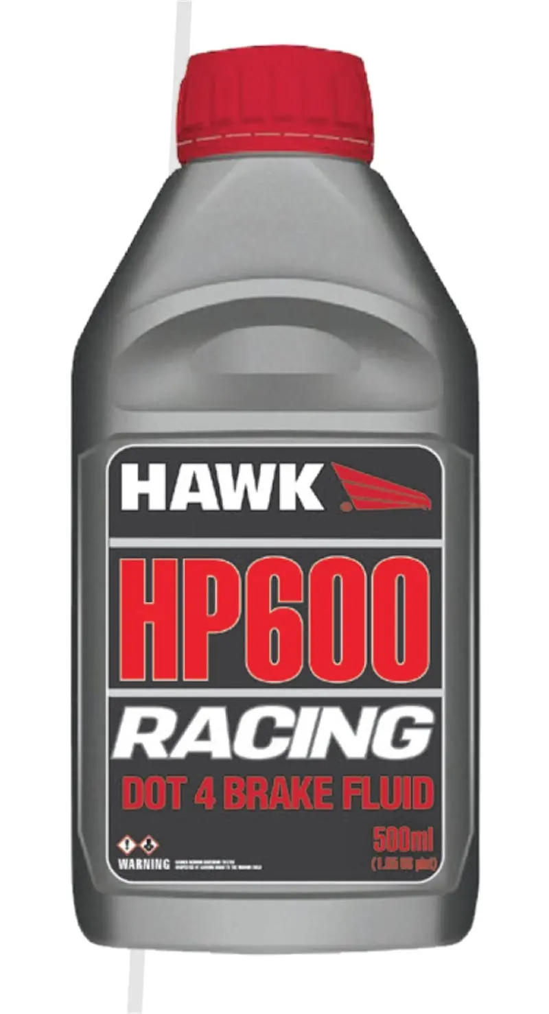 HAWK HAWKHP600 Performance Street DOT 4 Brake Fluid - 500ml Bottle