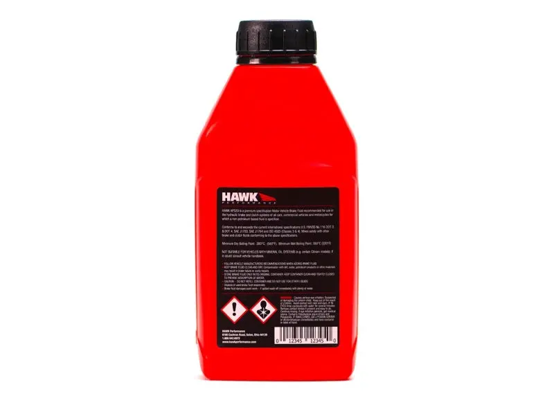 HAWK HAWKHP520 Performance Street DOT 4 Brake Fluid - 500ml Bottle №2