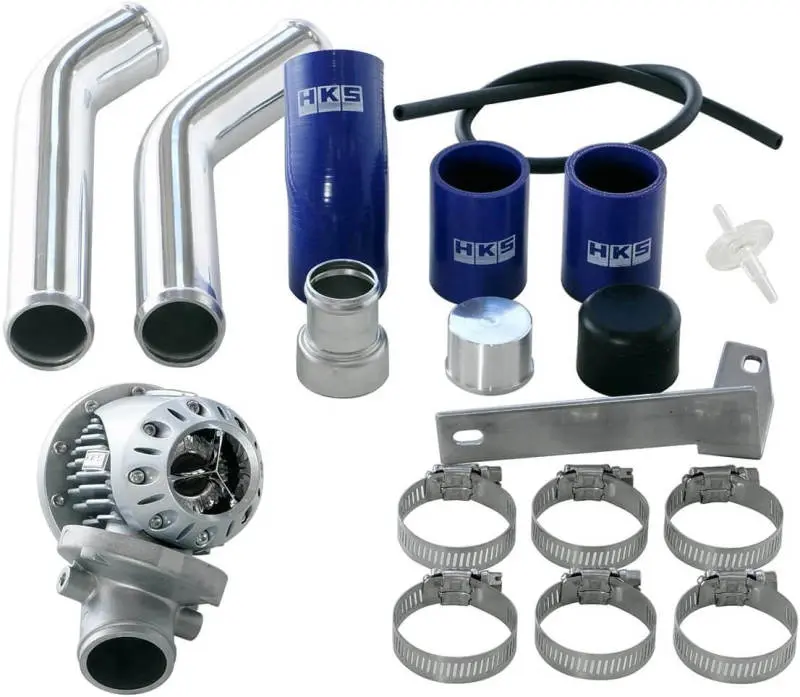 HKS HKS71008-AM015 08+ Evo 10 SSQV4 BOV Kit Includes 2 Polished Aluminum Pipes №1