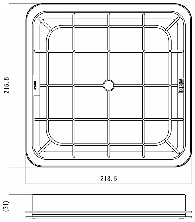 HKS 70017-AF001 Повітряний фільтр в штатне місце для Subaru Forester / Impreza GRB / GH8 / VAB 2008+ №3