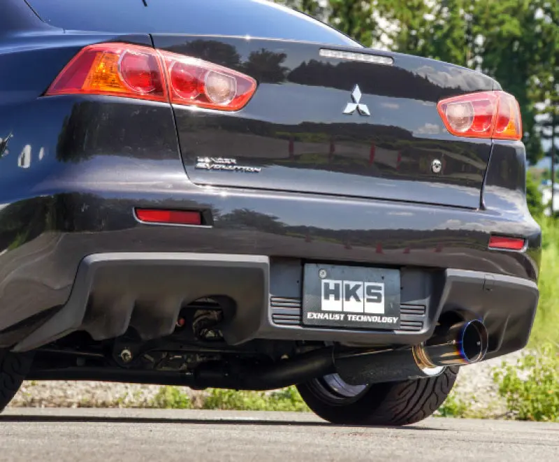 HKS HKS31008-BM002 RACING MUFFLER LANCER EVO-X USA №1