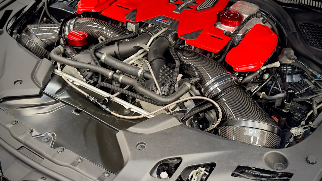 Infinity Design NF-F90-S63-I-G Система впуска BMW F90 M5 (глянцевый карбон) №2