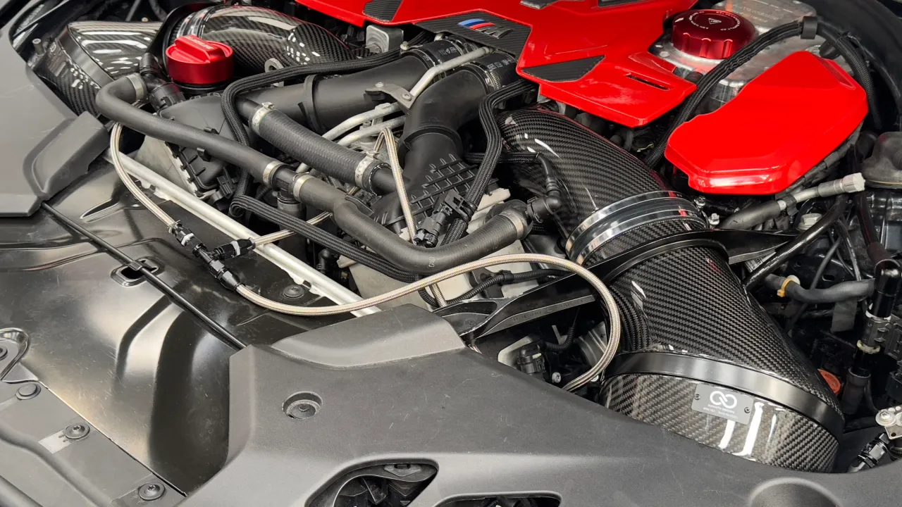 Infinity Design NF-F90-S63-I-G Система впуска BMW F90 M5 (глянцевый карбон) №6