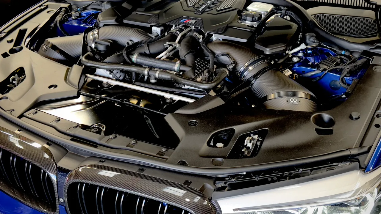Infinity Design NF-F90-S63-I-M Система впуска BMW F90 M5 (матовый карбон) №3